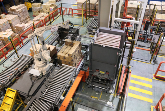 Hệ Thống Palletizing Tự Động Cho Thùng