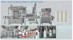 Servo Controlled Piston Pump Automatic Filling Machine