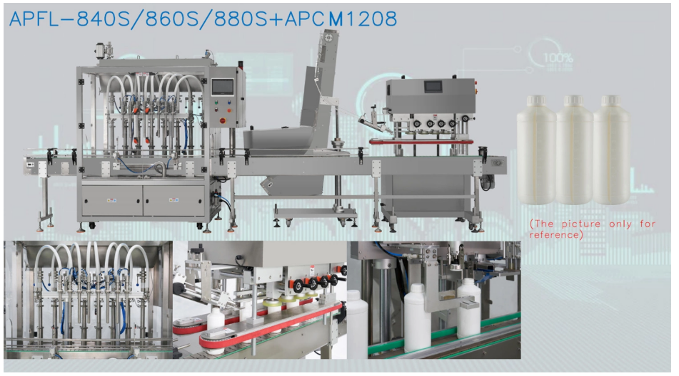 Servo Controlled Piston Pump Automatic Filling Machine