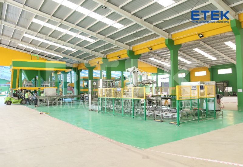 AUTOMATIC BAG-PACKING LINE