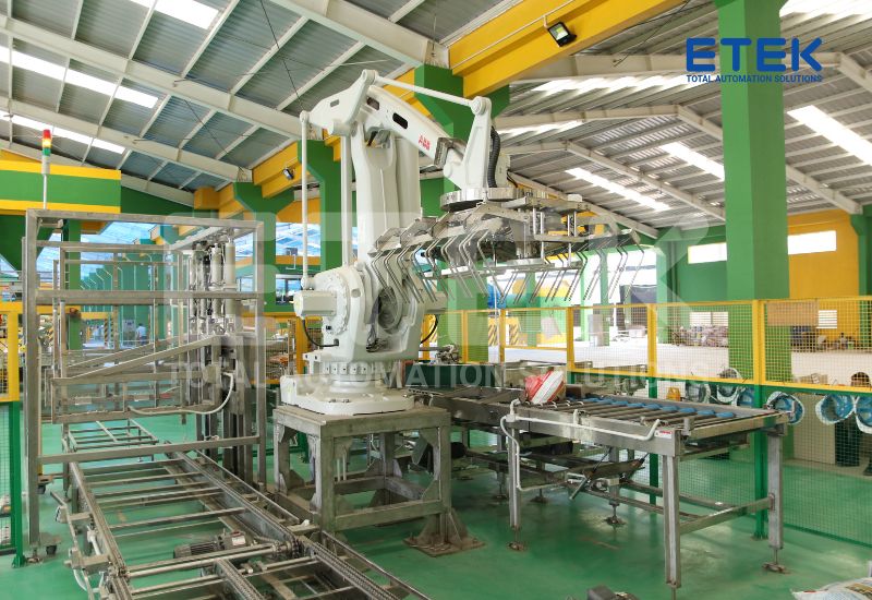 AUTOMATIC BAG-PACKING LINE